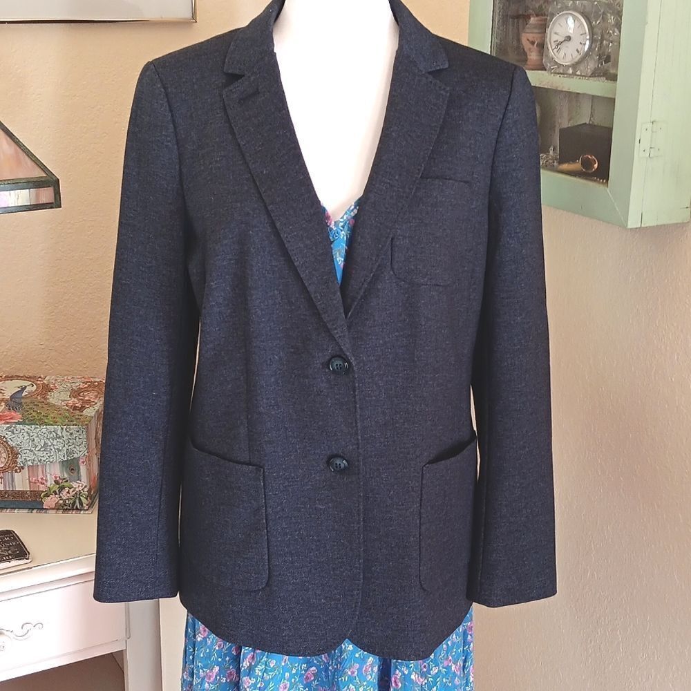 Talbots Dark Gray Aberdeen Blazer. Classic. Professional. Career. - Picture 2 of 14